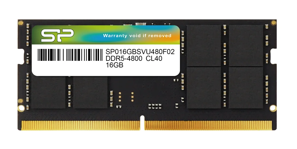 Φωτογραφία προϊόντος: SILICON POWER μνήμη DDR5 SODIMM SP016GBSVU480F02, 16GB, 4800MHz, CL40