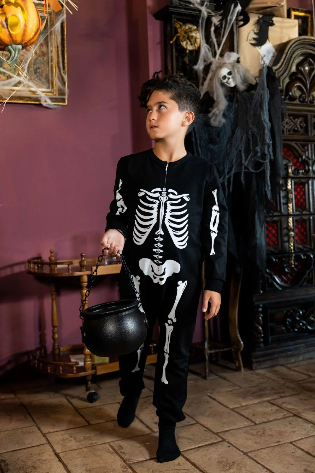 Φωτογραφία προϊόντος: Alkmin Halloween Εφηβικός Υπνόσακος σε Μαύρο - 8