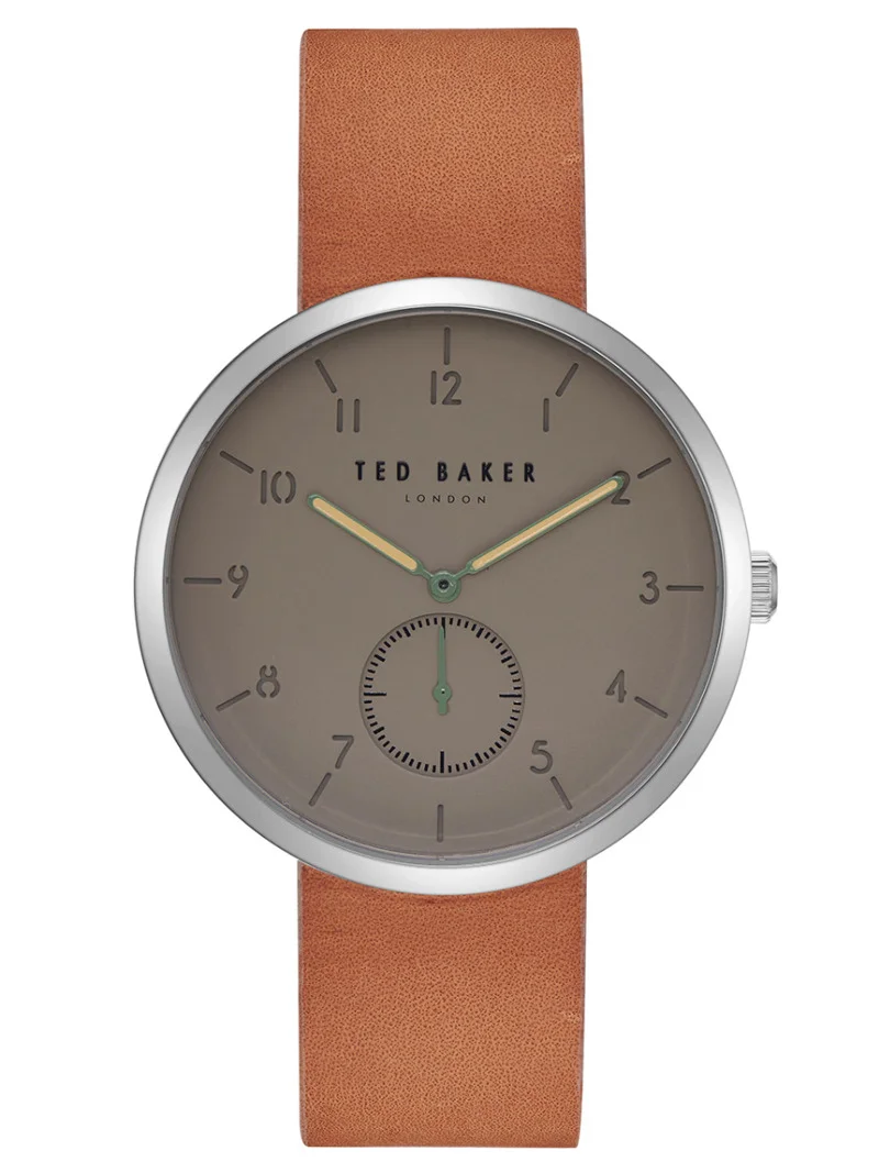 Φωτογραφία προϊόντος: Ted Baker Josh Ρολόι Μπαταρίας με Καφέ Δερμάτινο Λουράκι TE50011008
