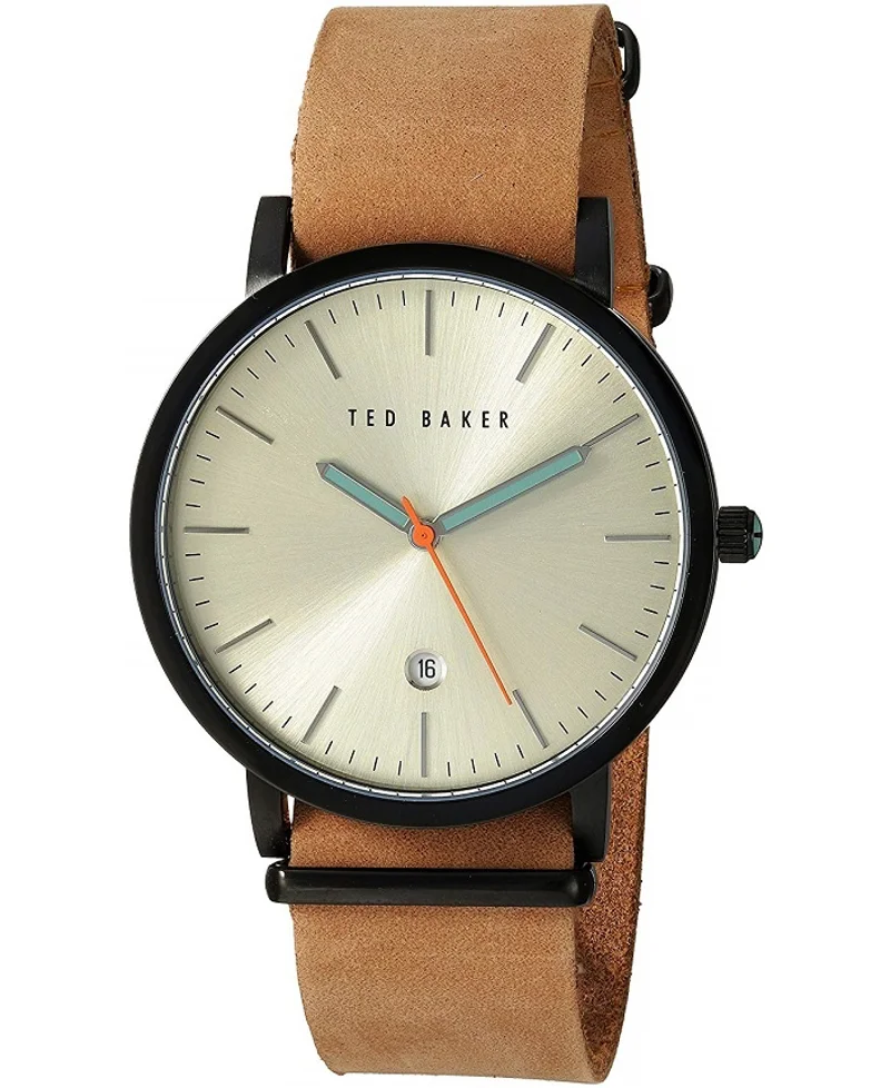 Φωτογραφία προϊόντος: Ted Baker Graham Ρολόι Μπαταρίας με Καφέ Δερμάτινο Λουράκι ΤΕ10026443