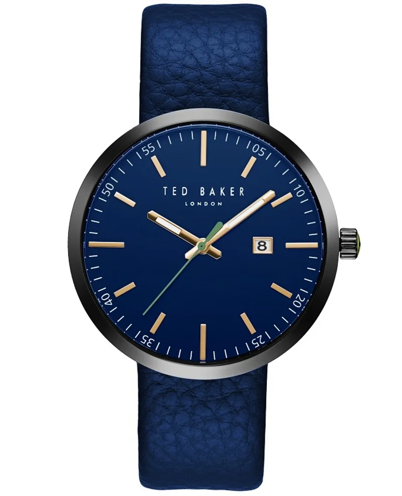 Φωτογραφία προϊόντος: Ted Baker Jack Ρολόι Μπαταρίας με Μπλε Δερμάτινο Λουράκι ΤΕ10031563