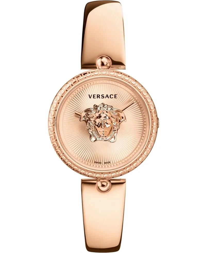 Φωτογραφία προϊόντος: Versace Palazzo Empire Ρολόι Μπαταρίας με Ροζ Χρυσό Μεταλλικό Μπρασελέ VECQ00718