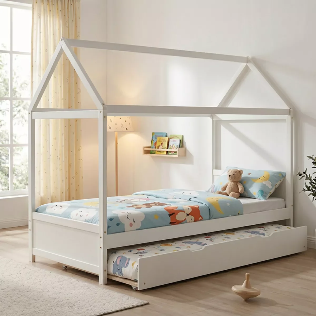 Φωτογραφία προϊόντος: Παιδικα κρεβάτια DreamHouse τ. Μontessori pakoworld ξύλο πεύκου λευκό 90x190εκ
