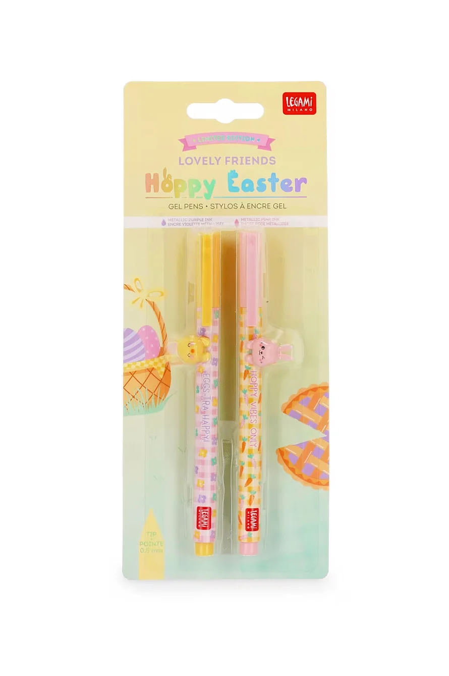 Φωτογραφία προϊόντος: Regalis Legami Στυλό Gel Ζωάκι Hoppy Easter Πάχος Μύτης 0.5mm 2τεμ.