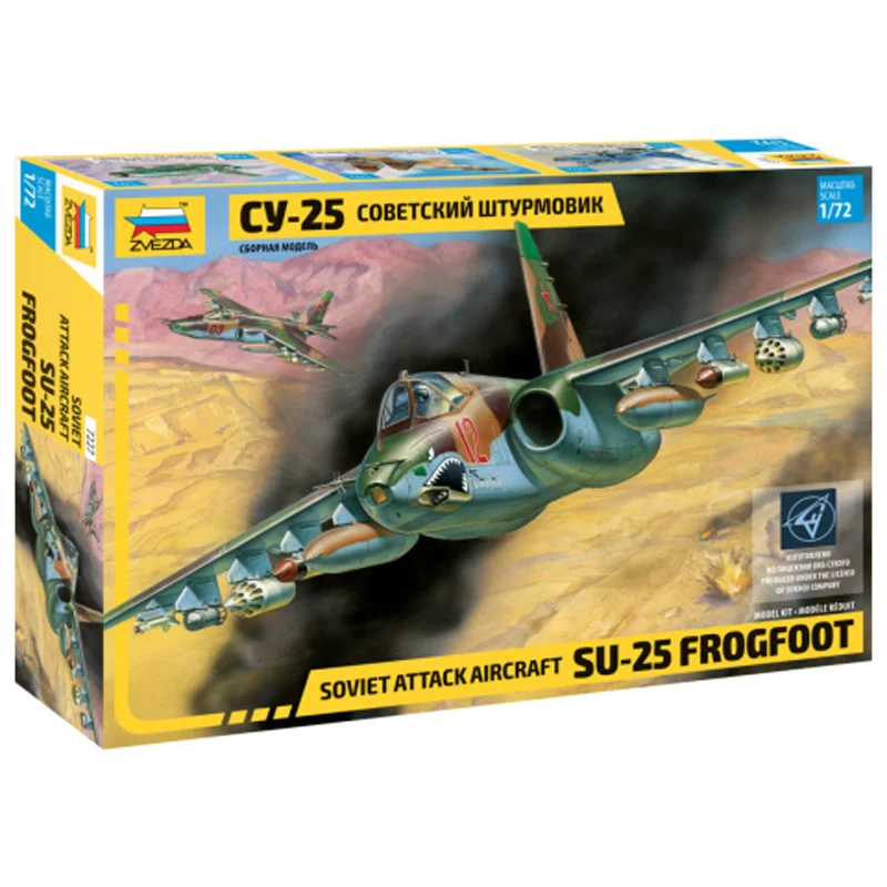 Φωτογραφία προϊόντος: ZVEZDA 7227 1/72 SOVIET ATTACK AIRCRAFT SU-25 FROGFOOT 27628