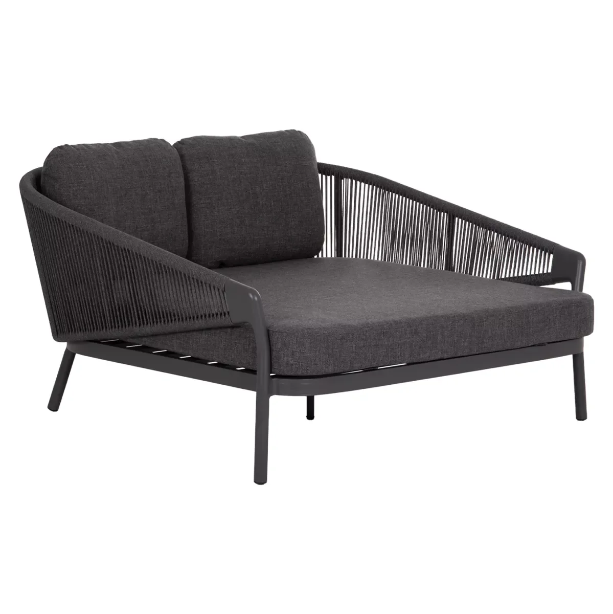 Φωτογραφία προϊόντος: B2BMarkt DAYBED ΣΕΙΡΑ XANTION ΗM6474.01 ΣΚΟΥΡΟ ΓΚΡΙ ΑΛΟΥΜΙΝΙΟ-ΣΧΟΙΝΙ-OLEFIN 157x147x88Υεκ