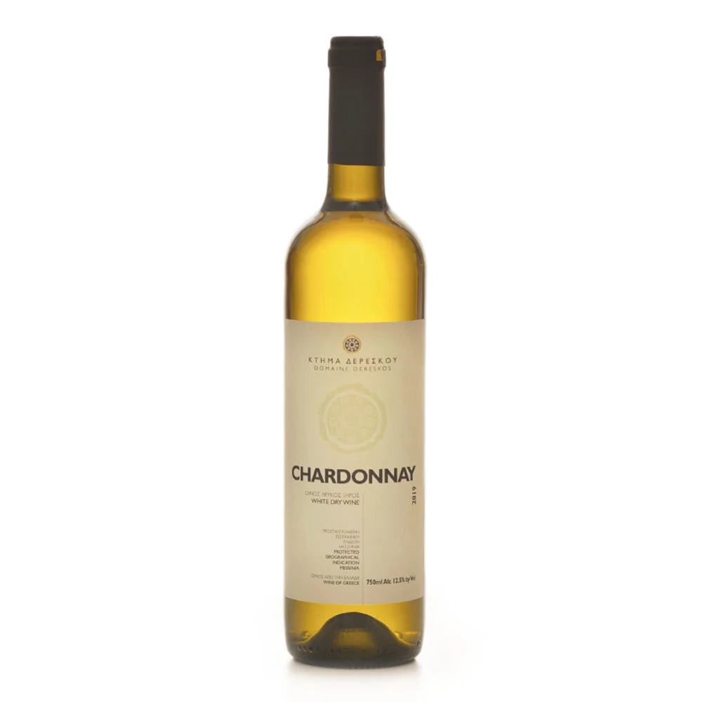 Φωτογραφία προϊόντος: Chardonnay Κτήμα Δερέσκου, 2019, ΛΕΥΚΟΣ, 750ml, Ξηρός Οίνος, Ποικιλία Chardonnay, Αγριλιά