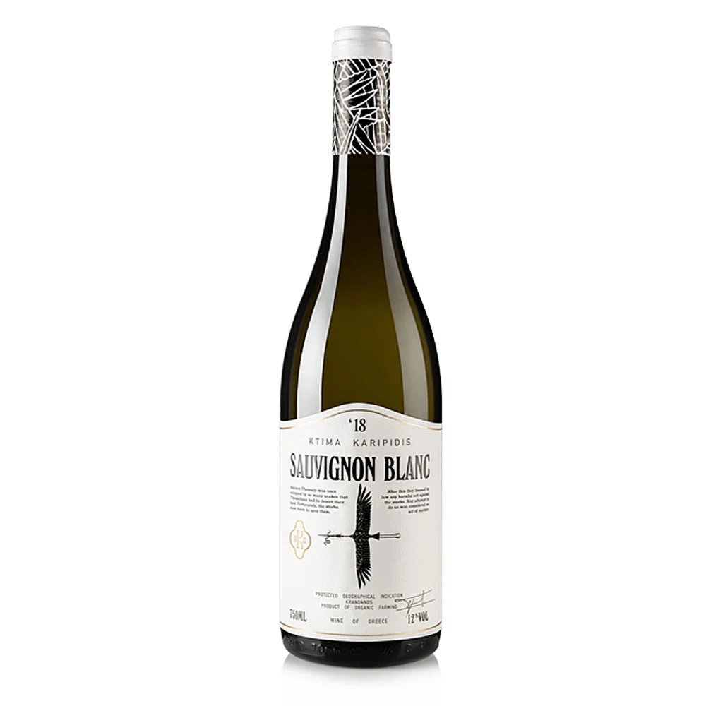 Φωτογραφία προϊόντος: Sauvignon blanc Κτήμα Καρυπίδη, 2019, ΛΕΥΚΟΣ, 750ml, Ξηρός Οίνος, Ποικιλία Sauvignon blanc, Λάρισα