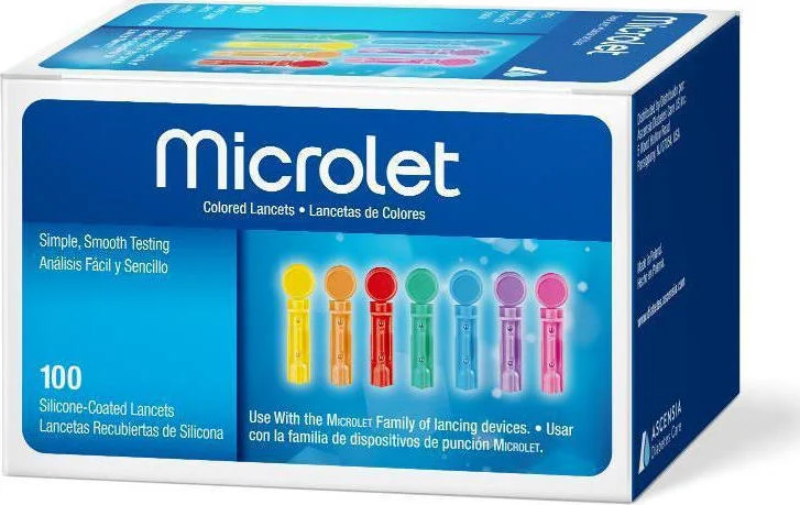 Φωτογραφία προϊόντος: Microlife Ascensia Microlet Colored Lancets 25τμχ