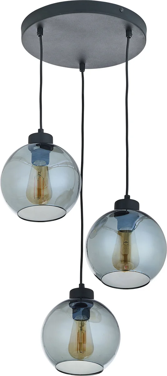 Φωτογραφία προϊόντος: TK Lighting Cubus Κρεμαστό Φωτιστικό Διάφανο με Σχοινί για Ντουί E27