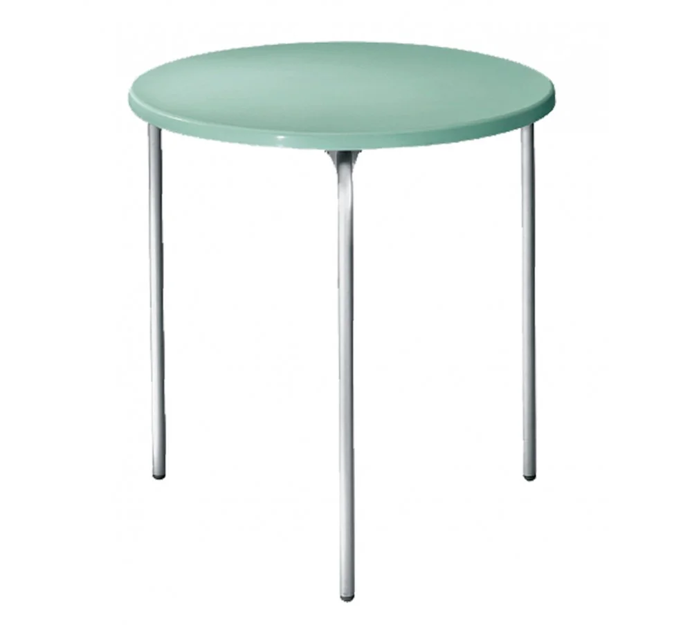Φωτογραφία προϊόντος: Gaber Srl Timpt.Staky τραπέζι Ø60x75cm λαχανι Techno-polymer καπακι και σκελετό από αλουμίνιο.