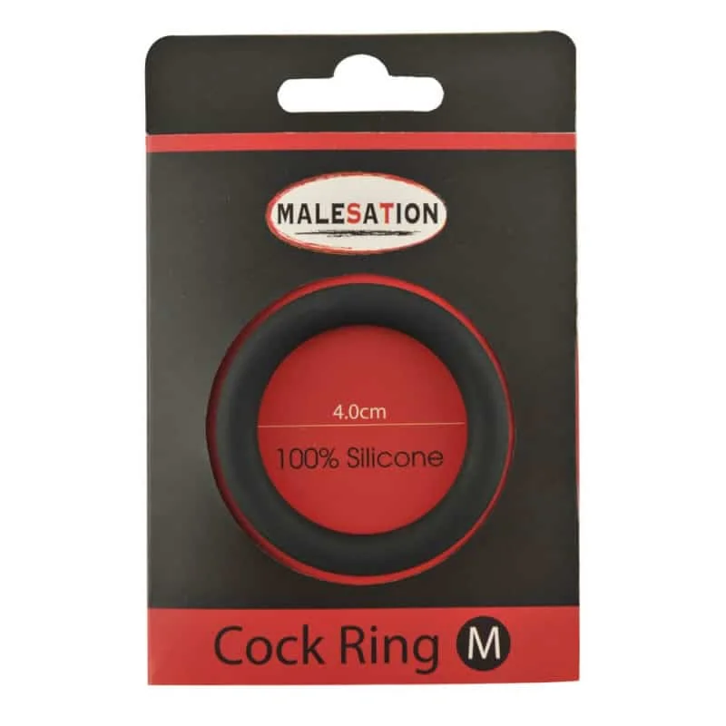 Φωτογραφία προϊόντος: Malesation Silicone Cock Ring Black M