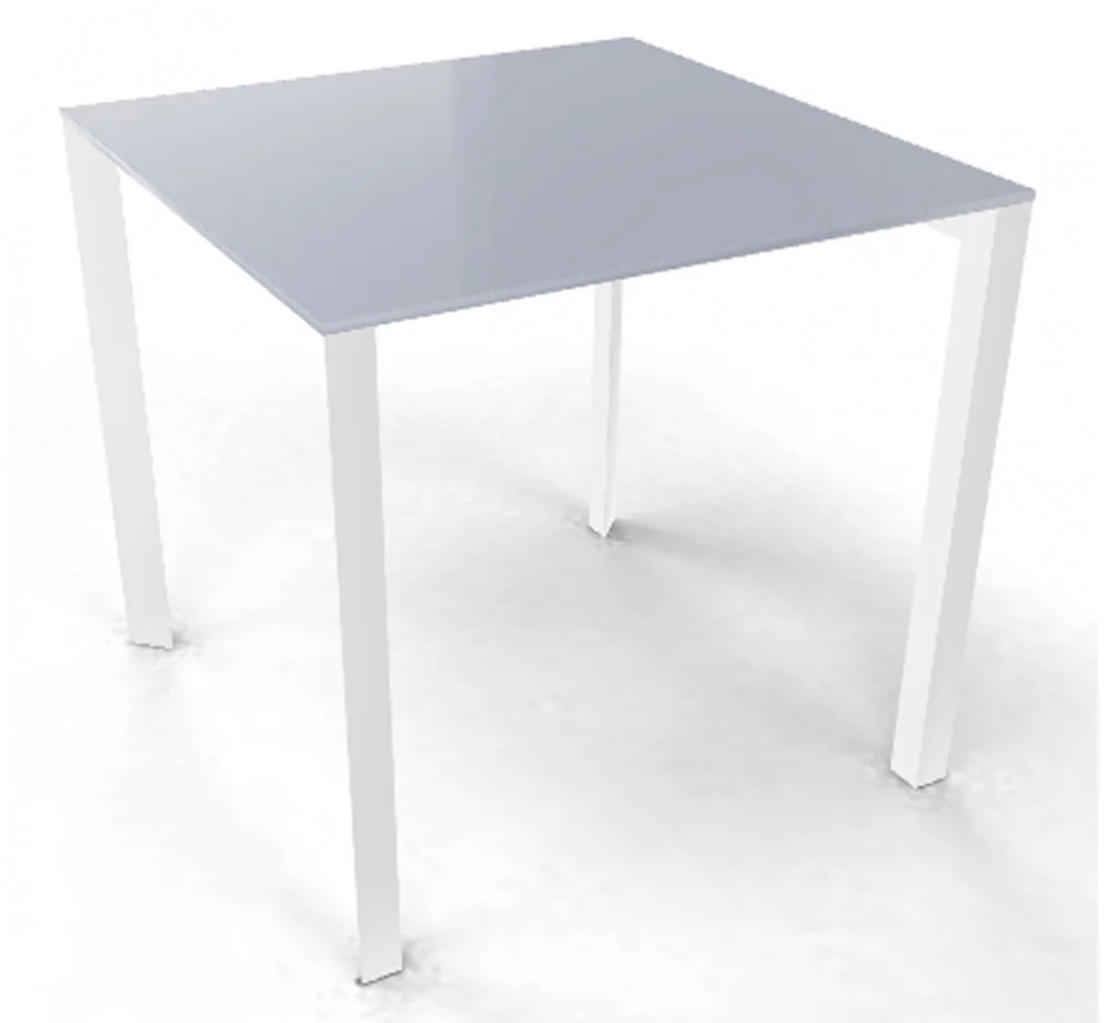 Φωτογραφία προϊόντος: Gaber Srl Profilo τραπέζι compactop 80x80x75cm Επιφάνεια από επιτραπέζιο πλαστικοποιημένο με βαμμένο μεταλλικό σκελετό λευκο χρωμα Κωδικός : 16388-67294