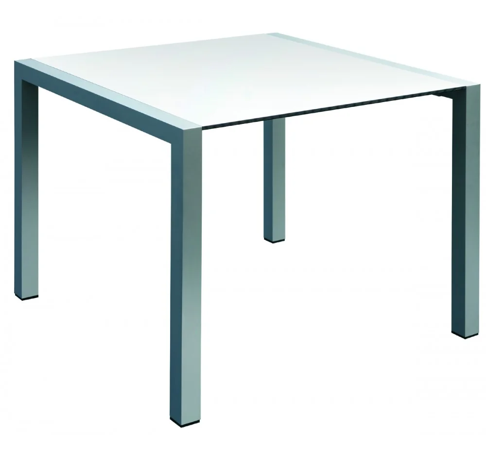 Φωτογραφία προϊόντος: Gaber Srl Space τραπέζι 80x150x75cm - Compactop με αλουμίνιο ΧΡΩΜΑ ΛΕΥΚΟ -ΓΚΡΙ Κωδικός : 16446-68118