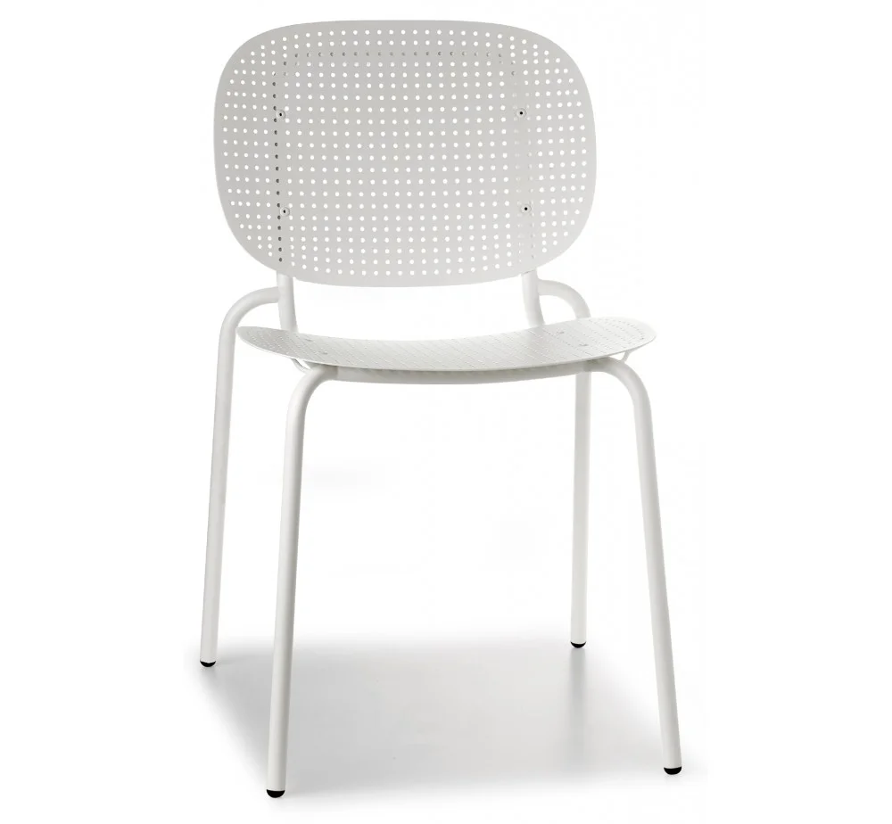Φωτογραφία προϊόντος: SCAB Giardino SpA SISI dots art.2505 μεταλλική καρέκλα ZL - Zinc and matt linen coated, embossed finish 50x55x80(44)cm