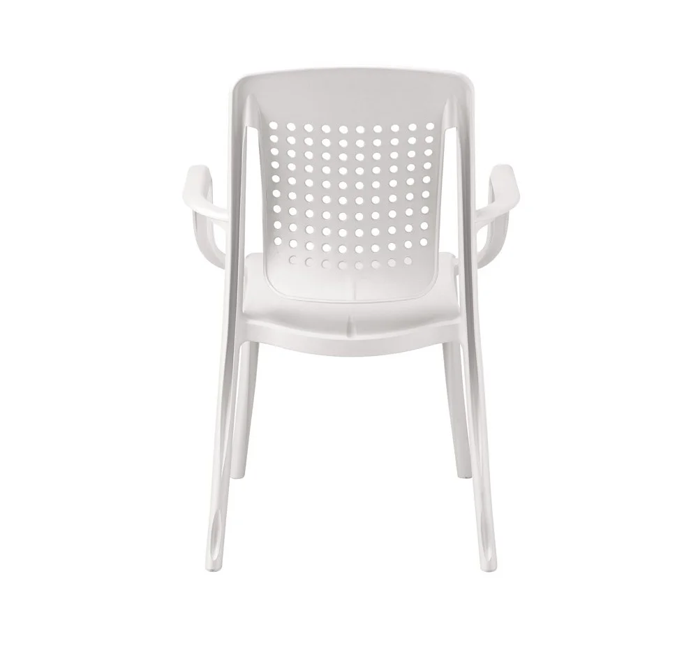 Φωτογραφία προϊόντος: Grosfillex France Factory-P πολυθρόνα 096 - Ice white 60x55x88cm