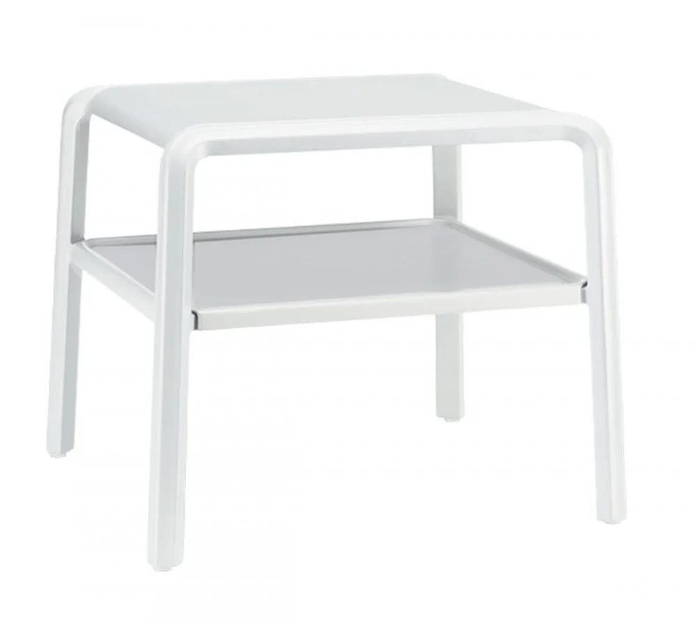 Φωτογραφία προϊόντος: SCAB Giardino SpA Vela τραπεζάκι 10 - White 49x44(45x40)x41cm