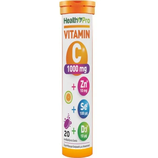 Φωτογραφία προϊόντος: Health Pro Vitamin C 1000mg 20eff.tabs