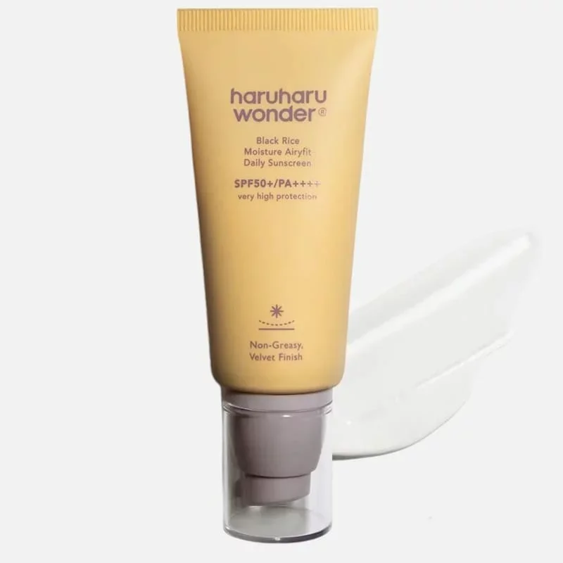 Φωτογραφία προϊόντος: Black Rice Moisture Airyfit Sunscreen SPF50+ PA++++ 50ml - Haru Haru Wonder