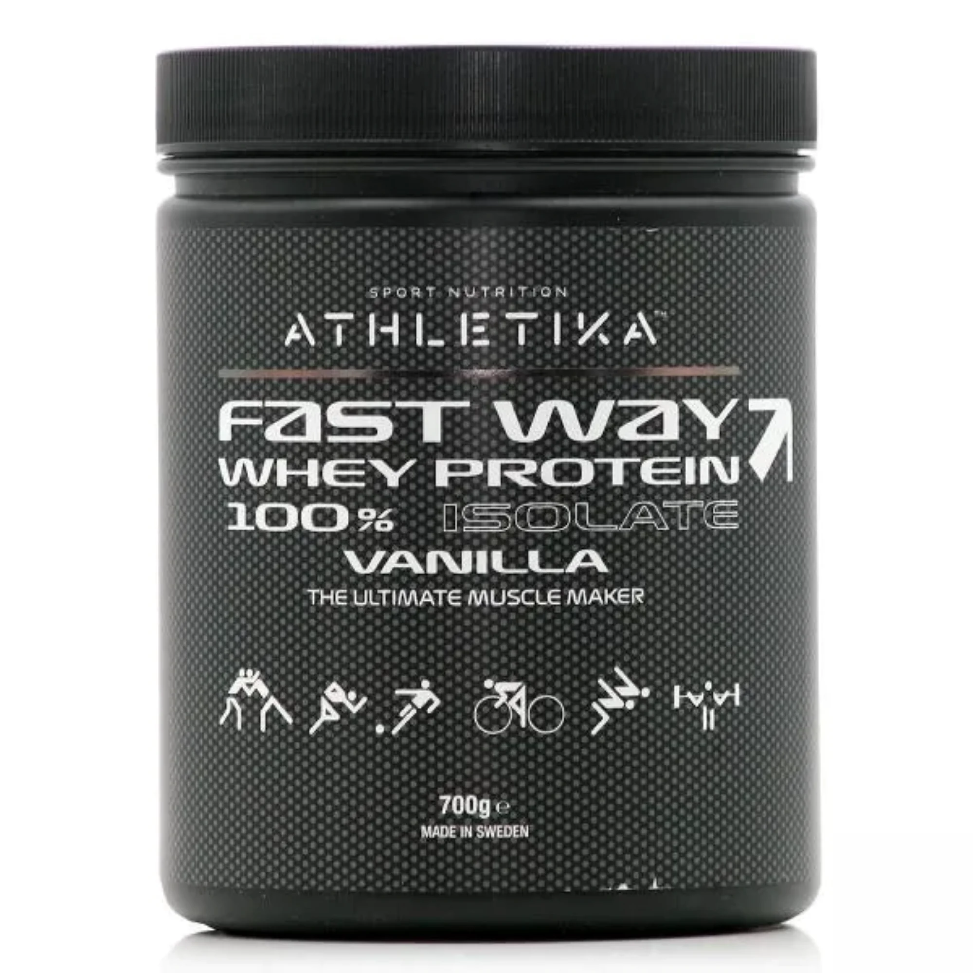 Φωτογραφία προϊόντος: ATHLETIKA Fast Way Whey Protein 100% Isolate 700g Vanilla (83815)