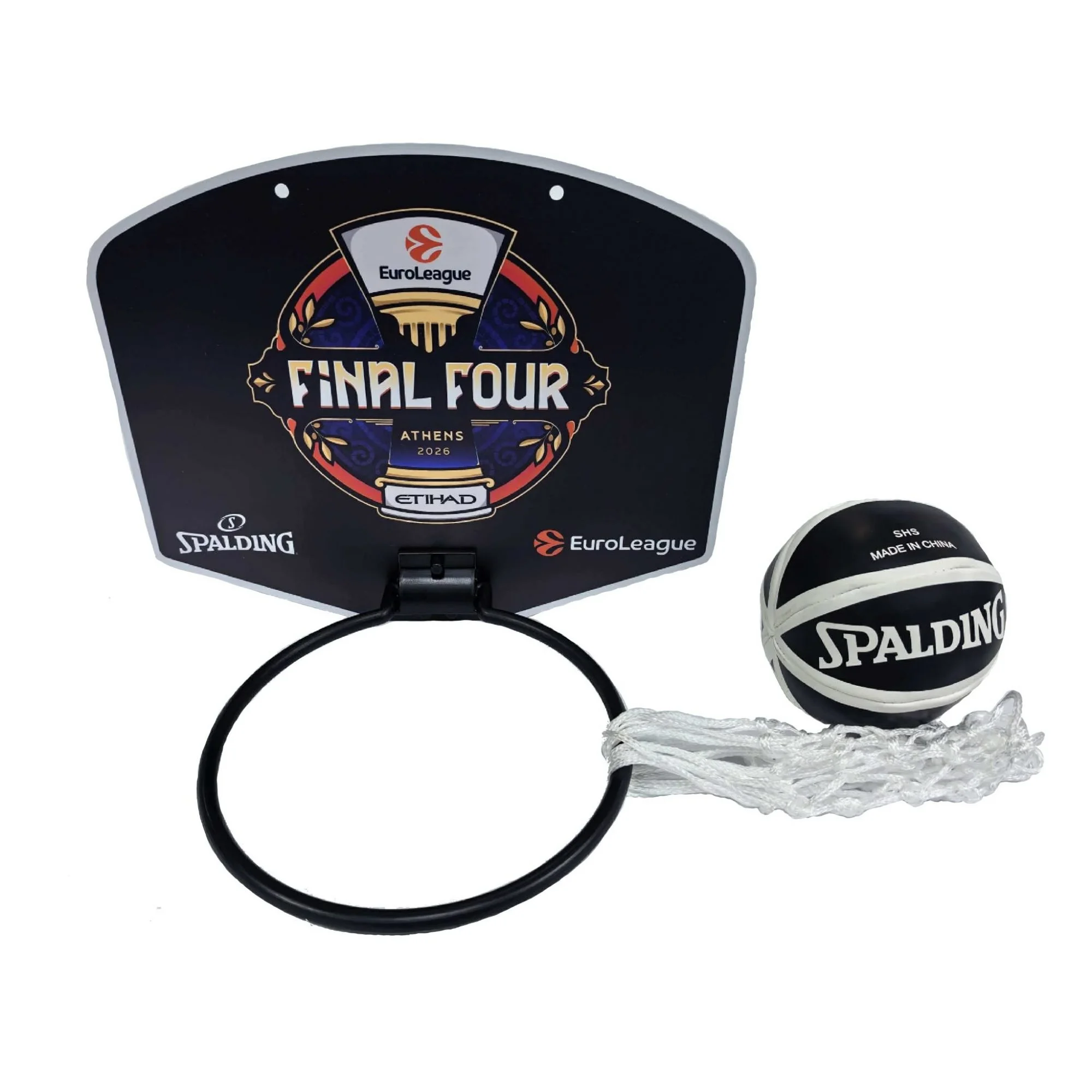 Φωτογραφία προϊόντος: Spalding Euroleague Micro Mini Final 4 Athens 2026 Μπασκέτα Δωματίου (79-109Z)