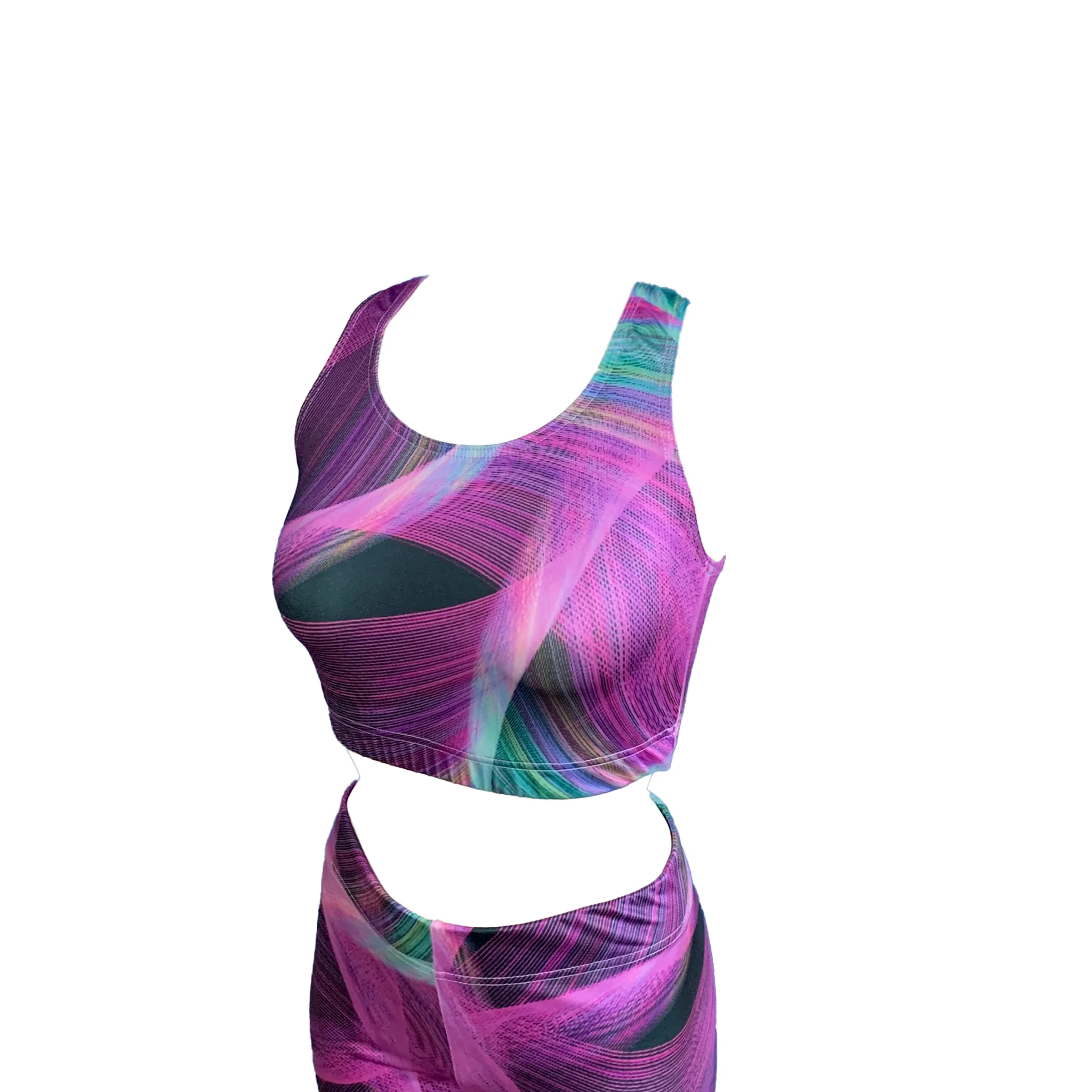 Φωτογραφία προϊόντος: Αθλητικό crop top λύκρα lux 2