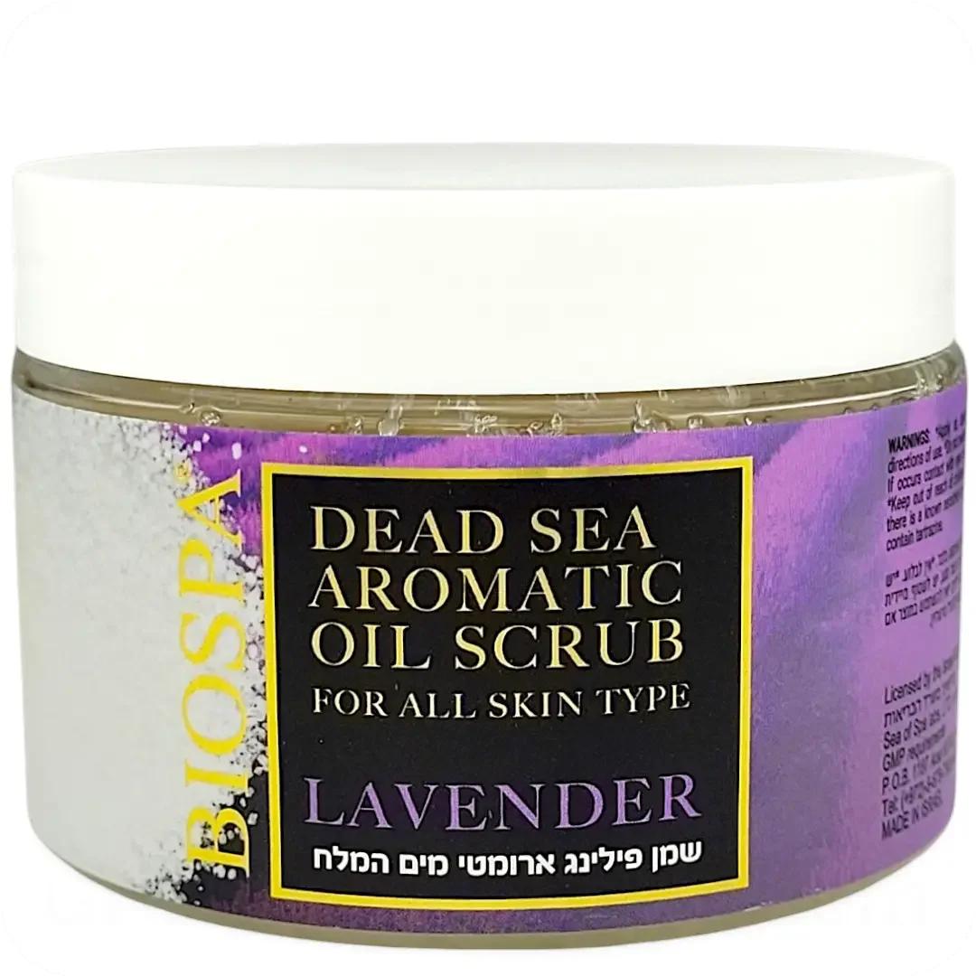 Φωτογραφία προϊόντος: Sea Of Spa BioSpa Dead Sea Aromatic Oil Scrub Lavender Αρωματικό Έλαιο Απολέπισης Σώματος Λεβάντα 350 ml