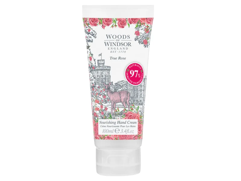 Φωτογραφία προϊόντος: WOODS OF WINDSOR Nourishing Hand Cream True Rose Θρεπτική και Ενυδατική Κρέμα χεριών με Άρωμα τριαντάφυλλο 100ml