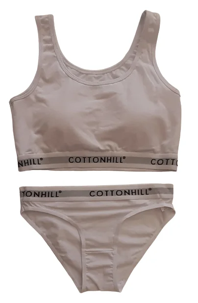 Φωτογραφία προϊόντος: Αθλητικό σετ cottonhill λευκό