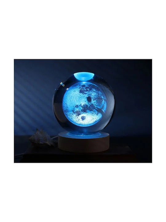 Φωτογραφία προϊόντος: ΛΑΜΠΑ i-TOTAL CRYSTAL BALL MOON LARGE 10cm