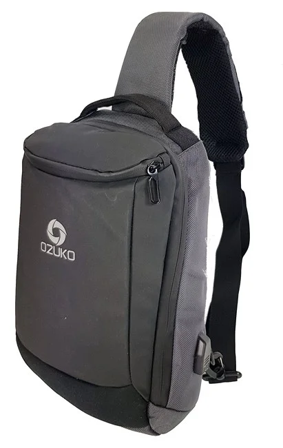 Φωτογραφία προϊόντος: body bag ώμου OZUKO 9078 Γκρι