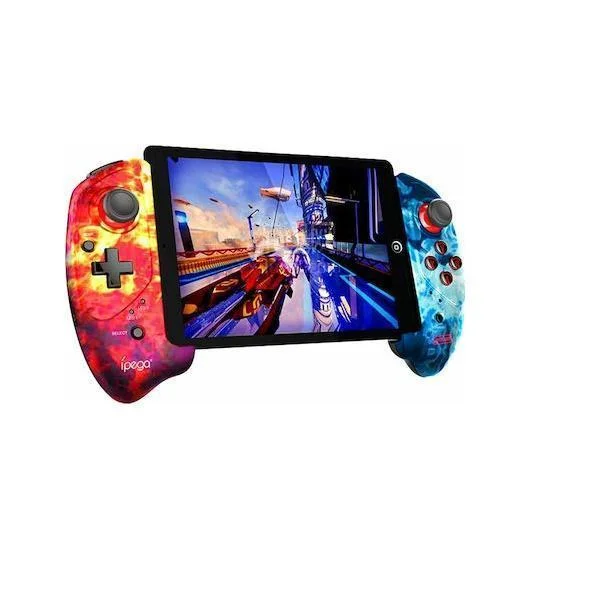 Φωτογραφία προϊόντος: OEM iPega 9083 Red Bat Ασύρματο Gamepad για Android / iOS / PC Red/Blue