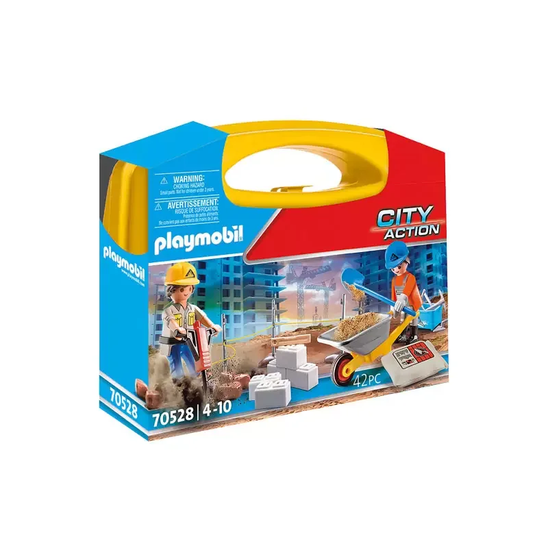 Φωτογραφία προϊόντος: Playmobil Maxi Βαλιτσάκι Τεχνικά Έργα (70528)