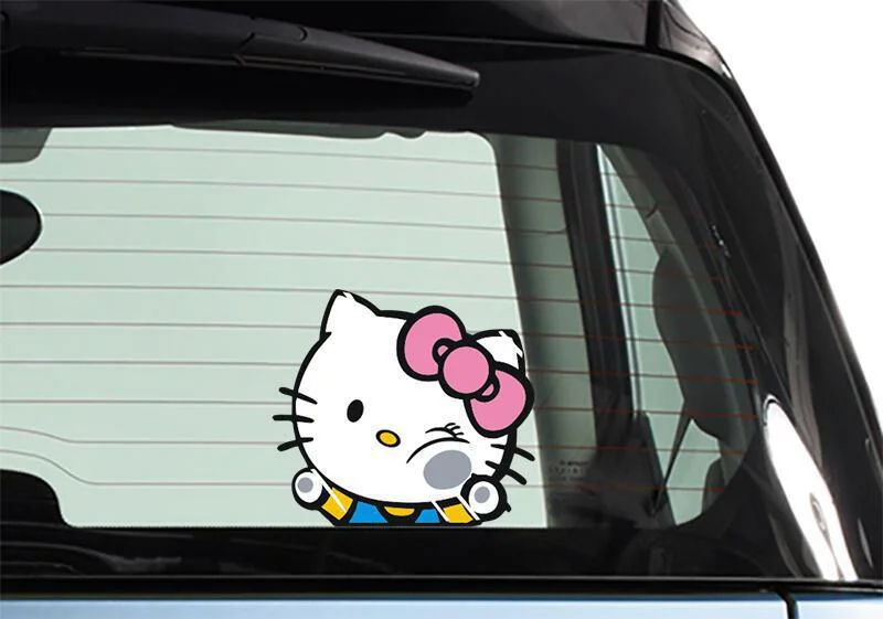 Φωτογραφία προϊόντος: Αυτοκόλλητο Kitty Hit the Glass!