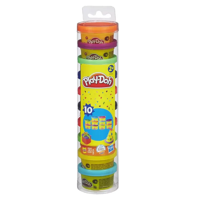 Φωτογραφία προϊόντος: Hasbro Play-Doh Party Mini Βαζάκια 10 Τεμάχια Party Tube (22037)
