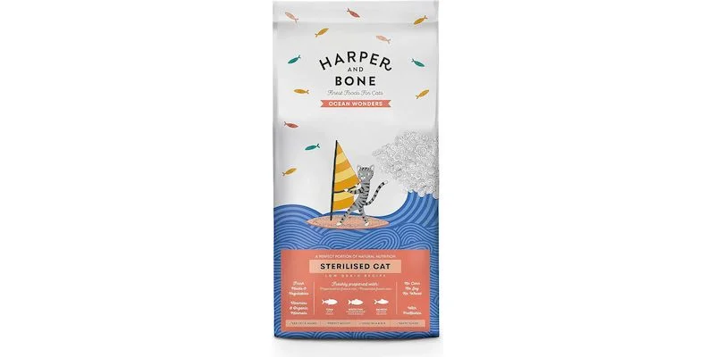 Φωτογραφία προϊόντος: Ξηρά Τροφή Γάτας Harper + Bone Cat Sterilised Ocean Wonders 2kg για Στειρωμένες Γάτες