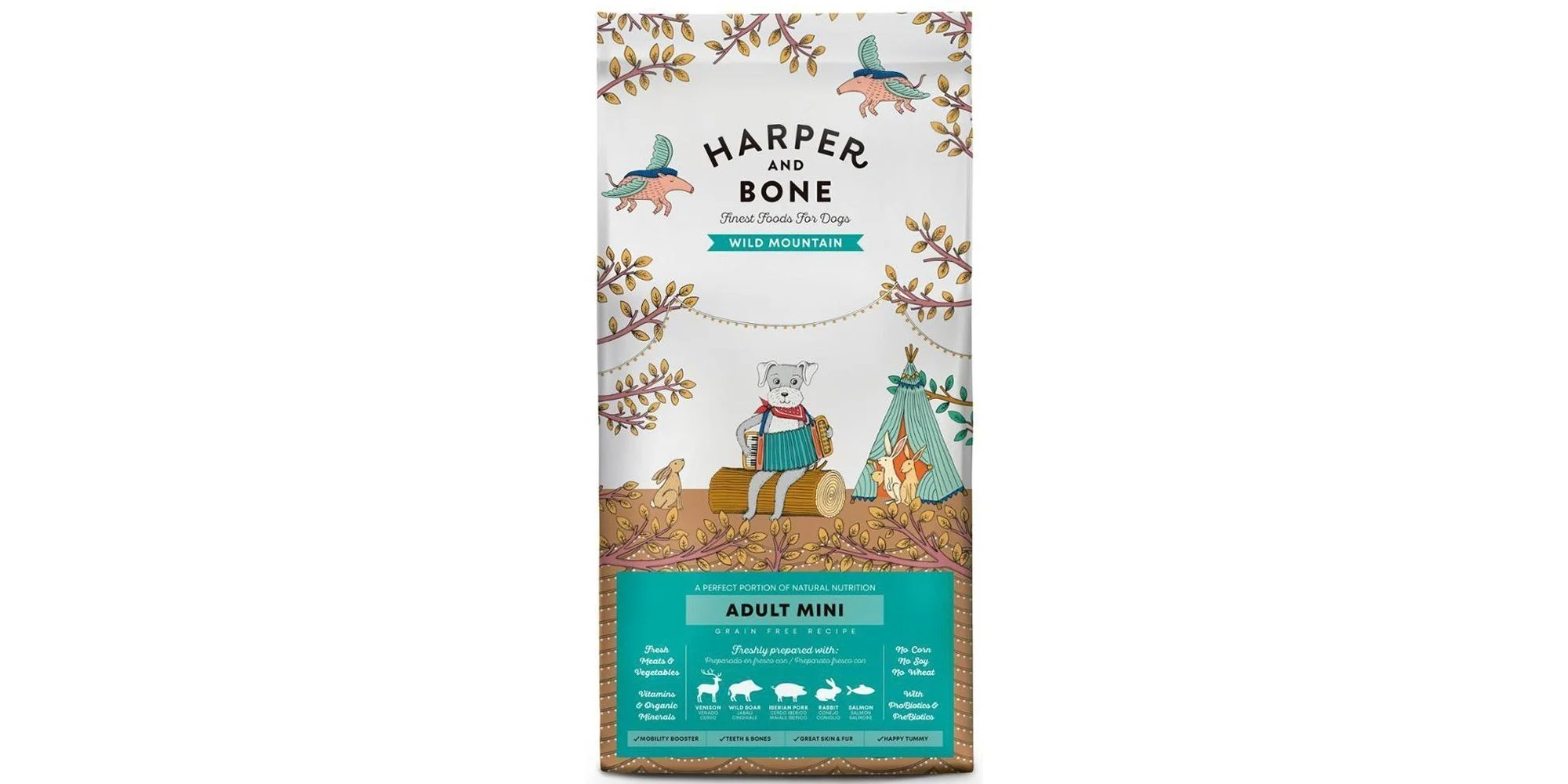 Φωτογραφία προϊόντος: Ξηρά Τροφή Σκύλου Harper + Bone Adult Mini Wild Mountain 2kg