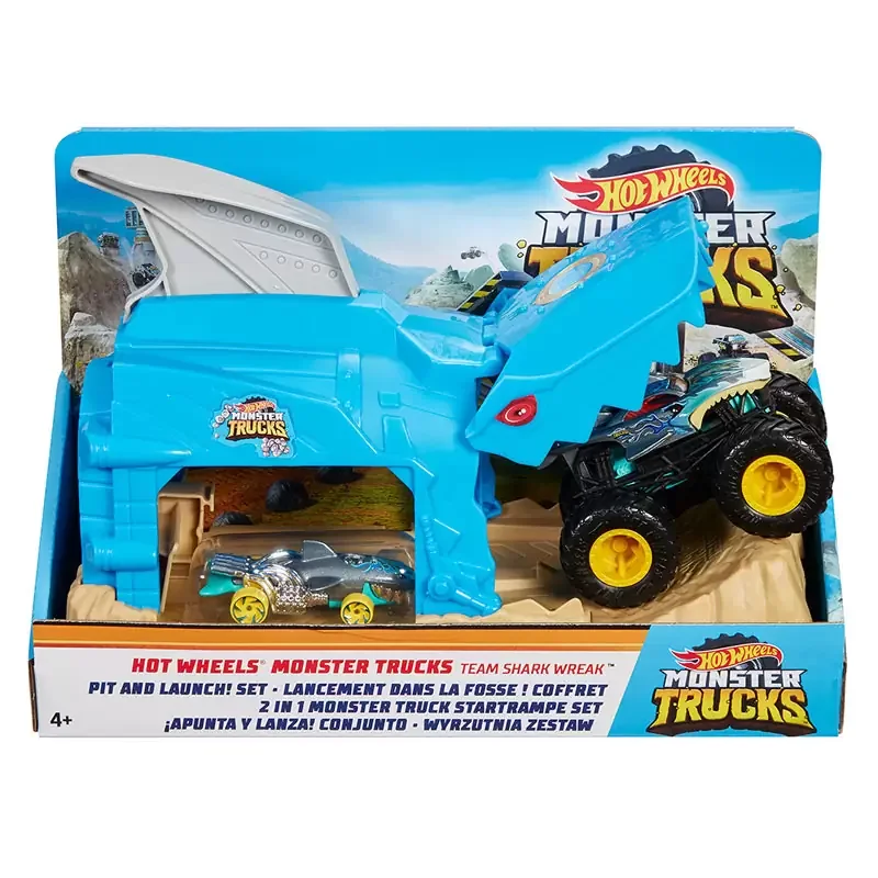 Φωτογραφία προϊόντος: Mattel Hot Wheels Monster Trucks Σετ Παιχνιδιού Εκτοξευτές (GKY01-GKY03)