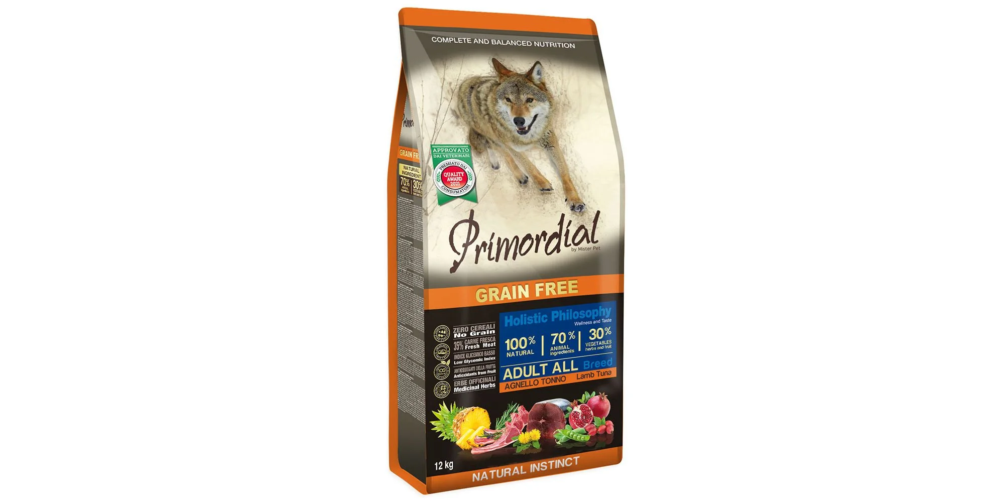 Φωτογραφία προϊόντος: Primordial Dog Adult Tuna + Lamb 2kg