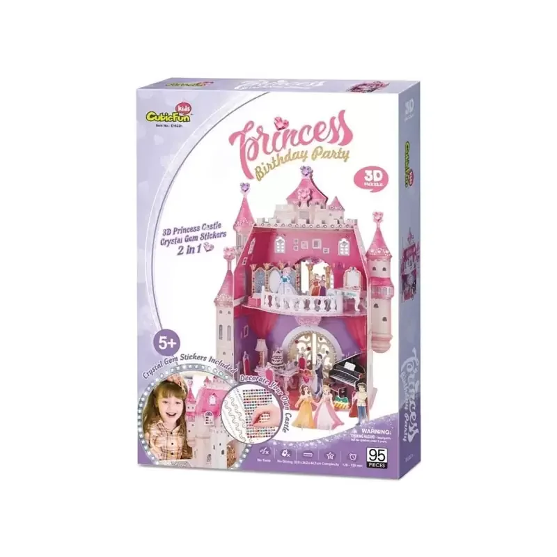 Φωτογραφία προϊόντος: Cubifun 3D Παζλ Princess Birthday (E1622H)