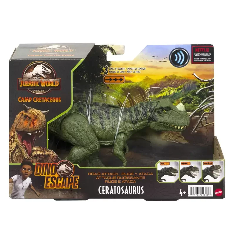 Φωτογραφία προϊόντος: Mattel Jurassic World Sound Ceratosaurus Δεινόσαυρος Με Κινούμενα Μέλη Και Ήχους (GWD06-HCL92)