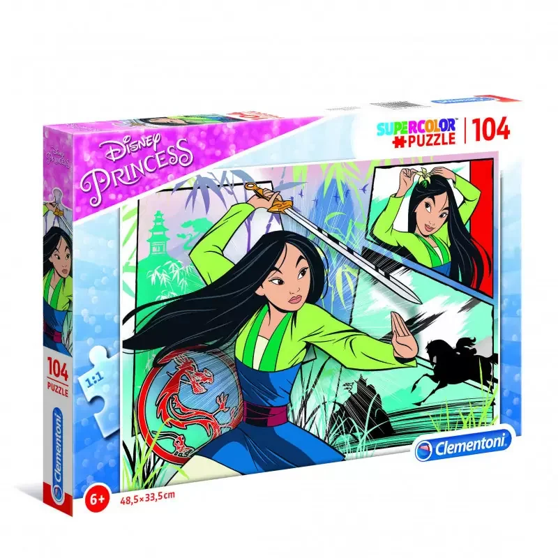 Φωτογραφία προϊόντος: Clementoni Παιδικό Παζλ Super Color Disney Mulan 104 τμχ (1210-27136)