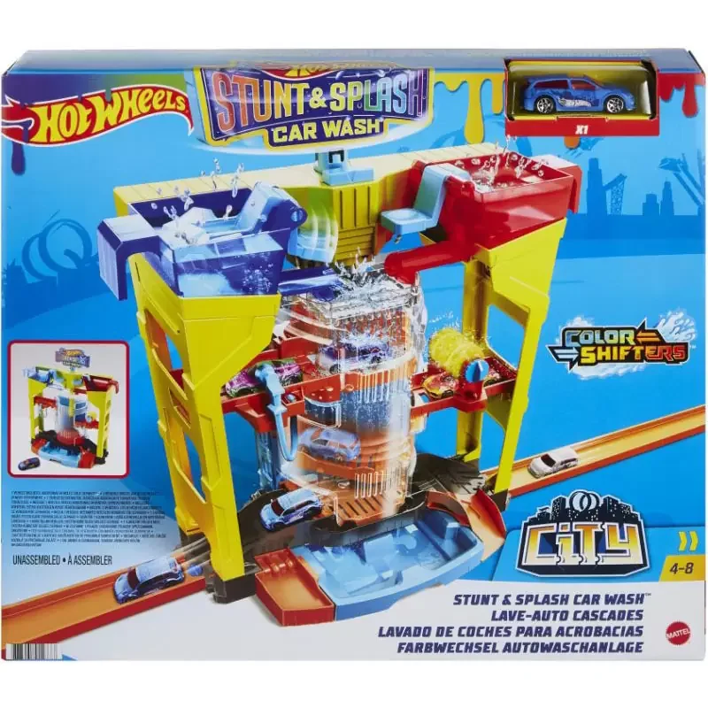 Φωτογραφία προϊόντος: Mattel Hot Wheels Χρωμοκεραυνοί Πλυντήριο (GRW37)