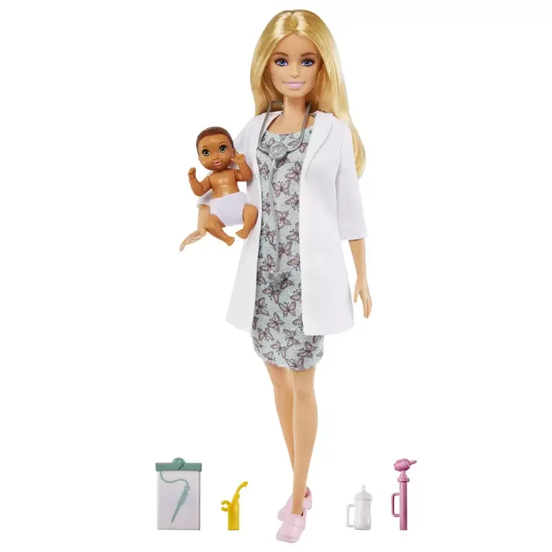 Φωτογραφία προϊόντος: Barbie Παιδίατρος Με Μωράκι (GVK03)
