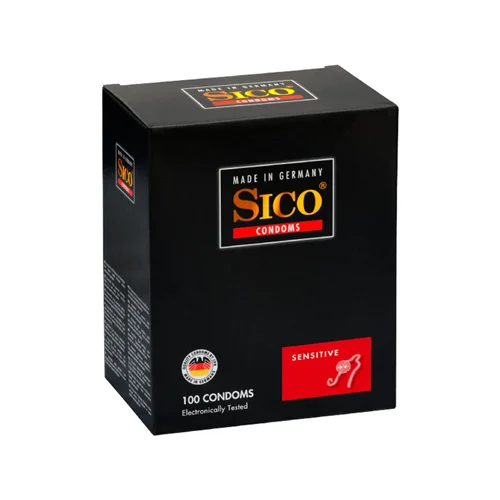 Φωτογραφία προϊόντος: Sico Sensitive Προφυλακτικά Εξαιρετικά Λεπτά, 100τμχ