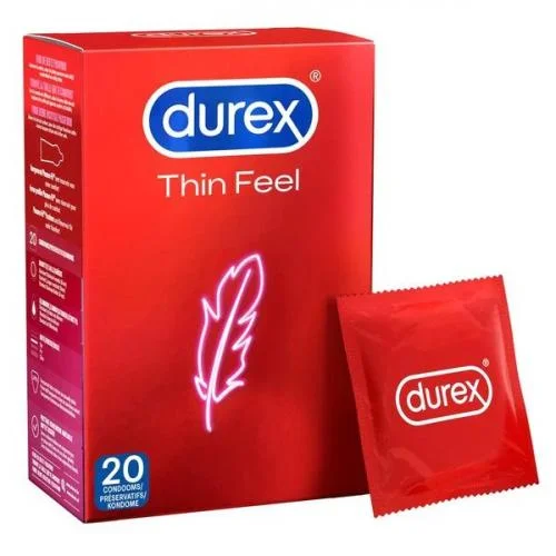 Φωτογραφία προϊόντος: Durex Thin Feel Έξτρα Λεπτά Προφυλακτικά 20 τμχ