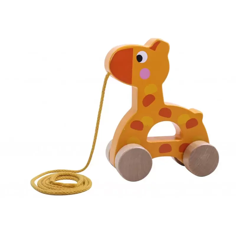 Φωτογραφία προϊόντος: Tooky Toy Ξύλινη Καμηλοπάρδαλη Συρόμενη (TKC266)