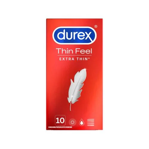 Φωτογραφία προϊόντος: Durex Thin Feel Έξτρα Λεπτά Προφυλακτικά , 10 τμχ