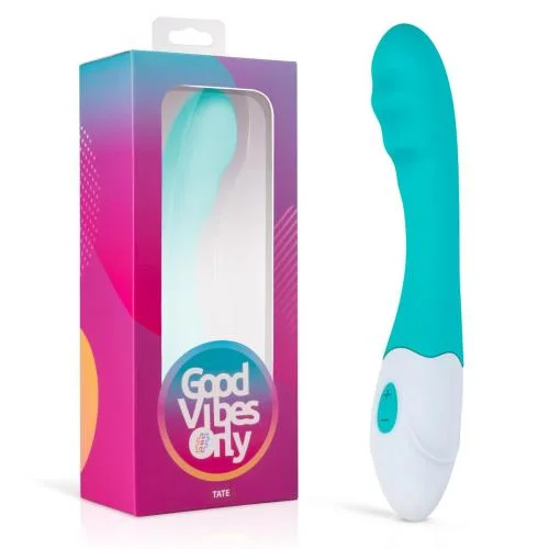 Φωτογραφία προϊόντος: Good Vibes Only Tate G-Spot Vibrator Δονητής G-Spot σε χρώμα σιέλ 1τμχ