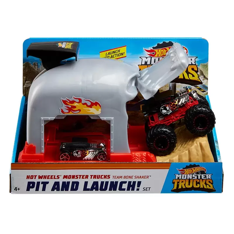 Φωτογραφία προϊόντος: Mattel Hot Wheels Monster Trucks Σετ Παιχνιδιού Εκτοξευτές (GKY01-GKY02)
